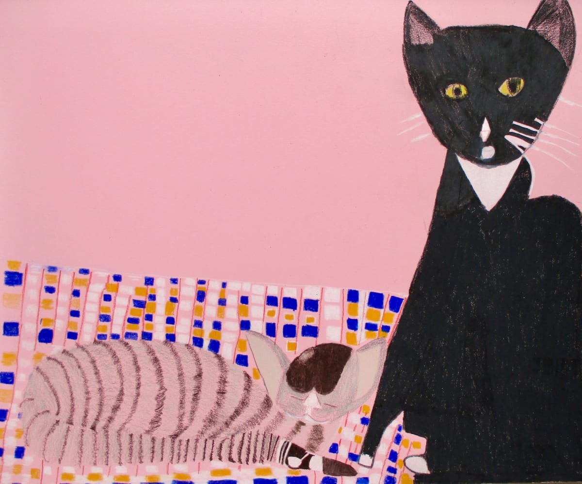 47. Ginny & Laney Pink by Gill Hines 