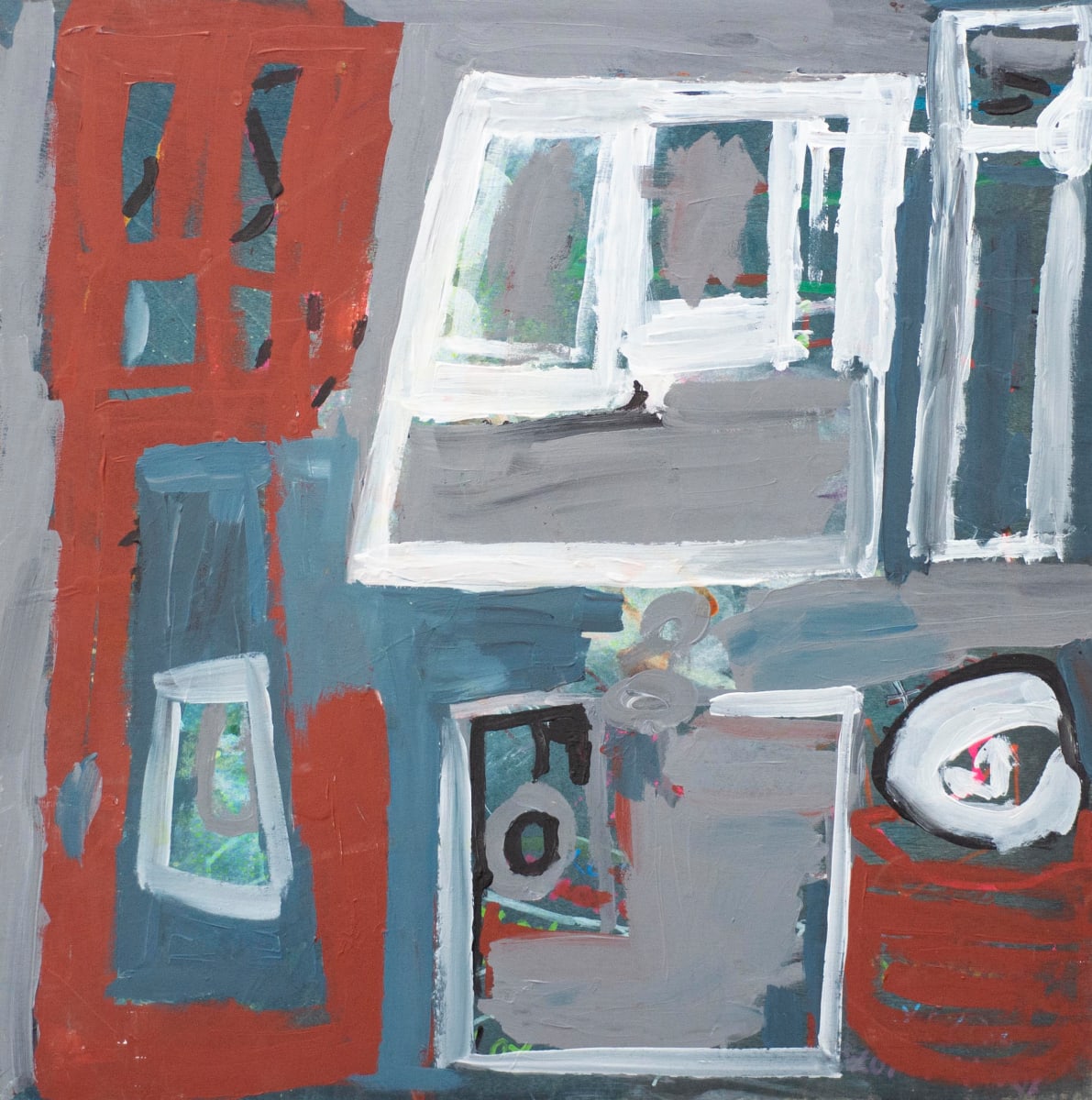 Gray Door by Amey Joy 