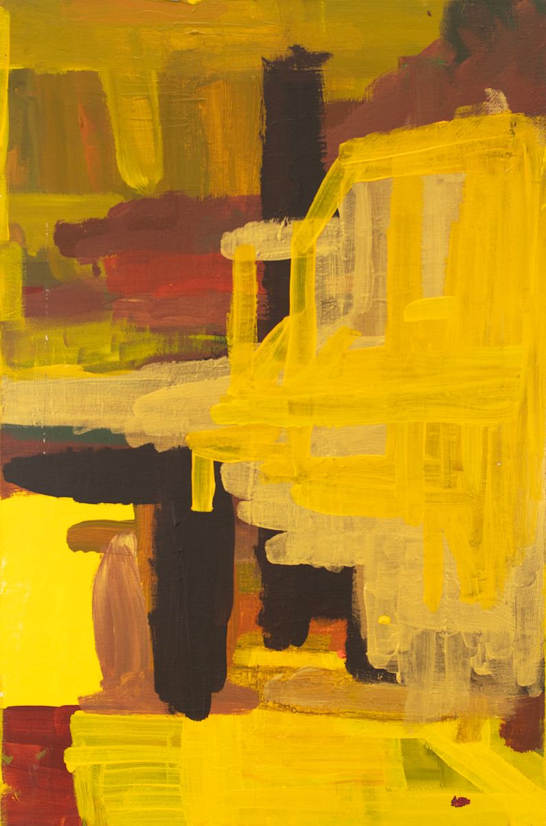 Spaceship (Yellow & Brown) by Andrew Mei, Image 3.
