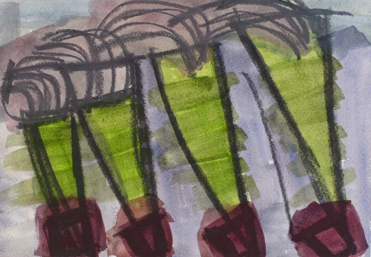 Four Green Trees by Anna Price, Image 3.
