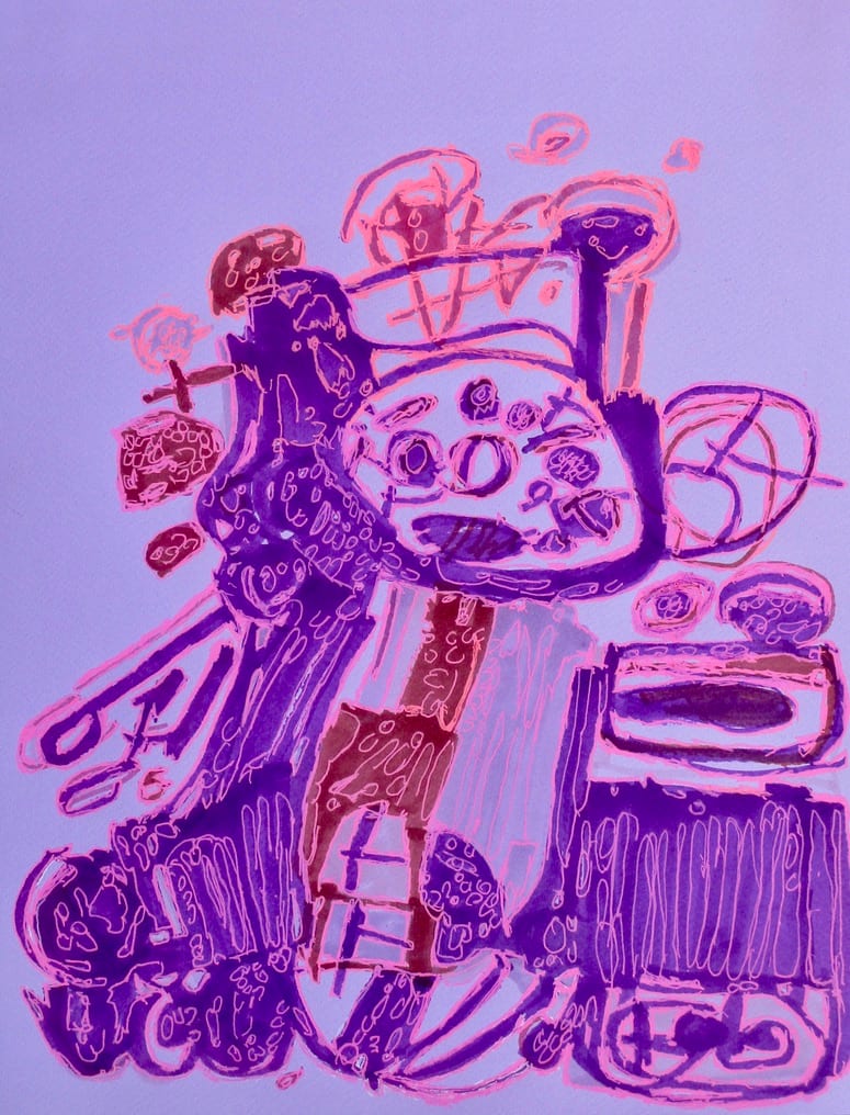 Neon Doodle by Cooke/ Wiener, Image 1.