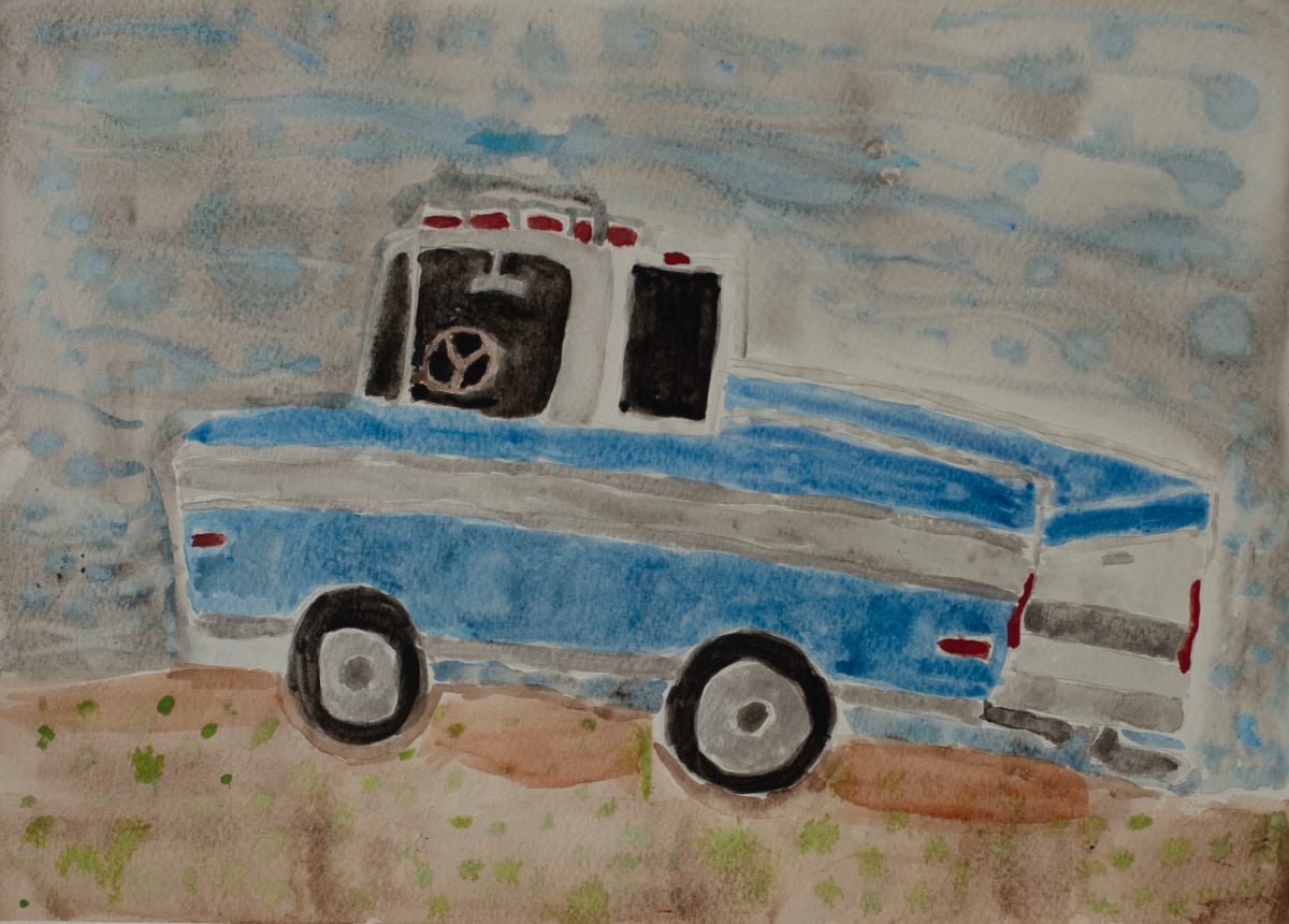 Blue Truck by Bridget Jackson 
