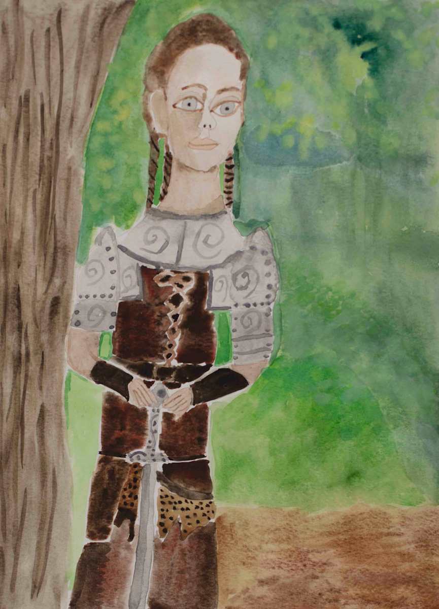 Warrior Woman #1 by Bridget Jackson, Image 1.