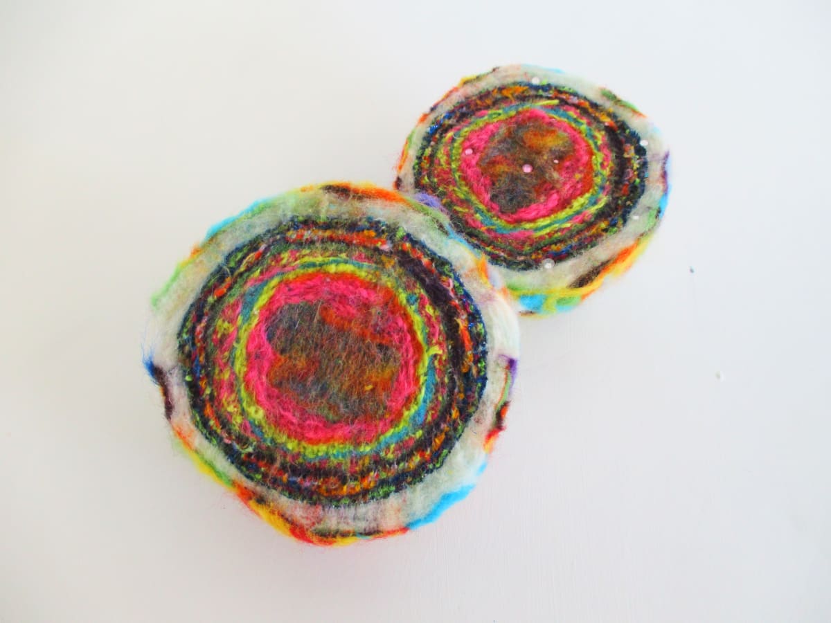 Felted Sphere by Caitlin McKee 