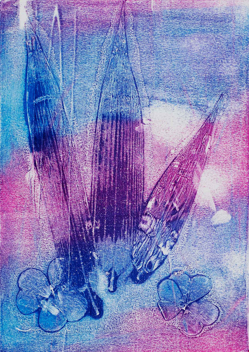 Purple Heavenly Bamboo by Cathy  Pitzak 