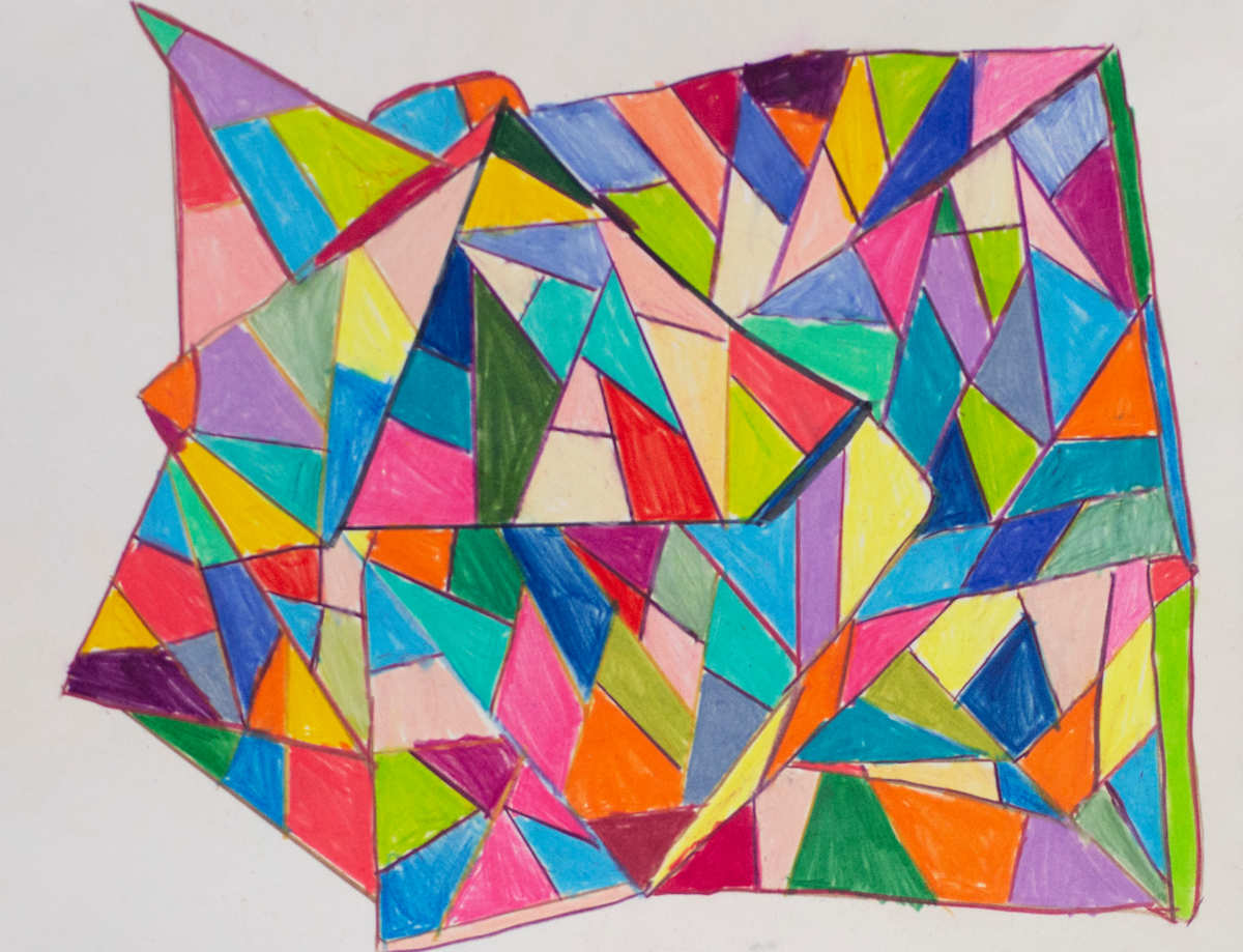 Colorful Shapes #2 by Cindy Johnson 