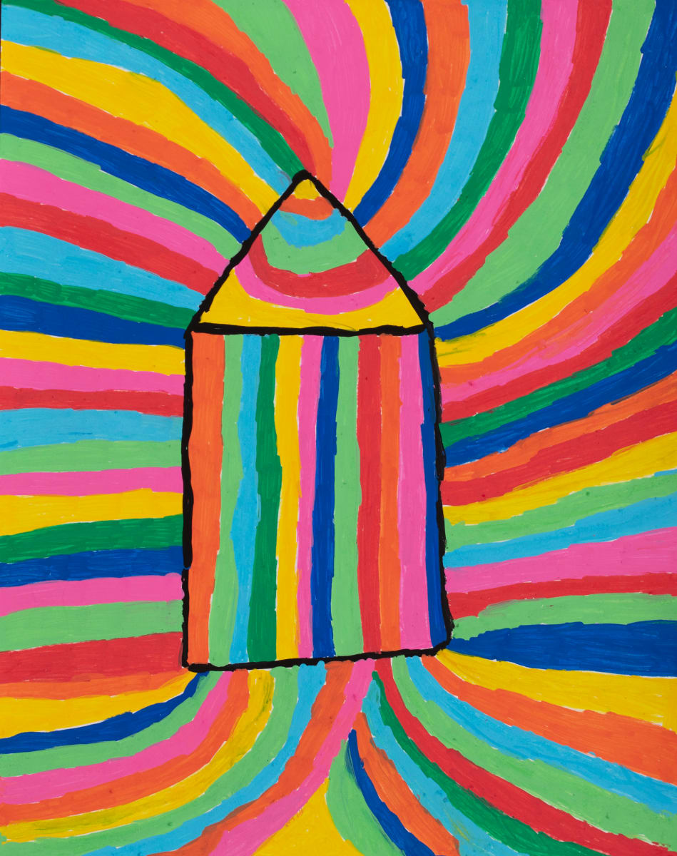 Psychedelic House by Cindy Johnson 