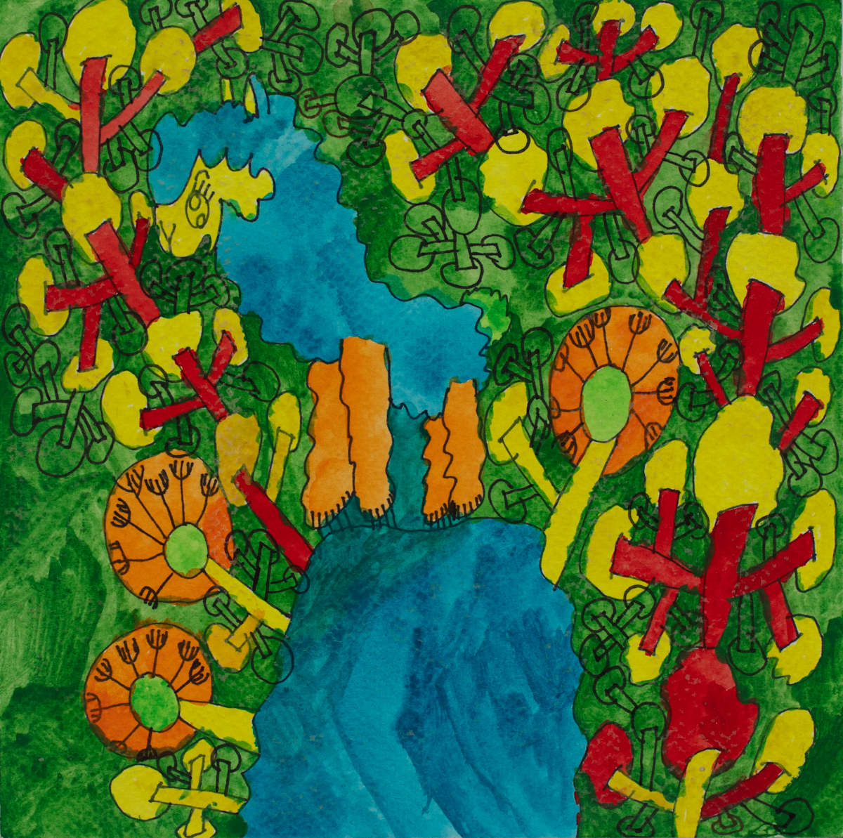 Blue Sheep by Claire Clifford 