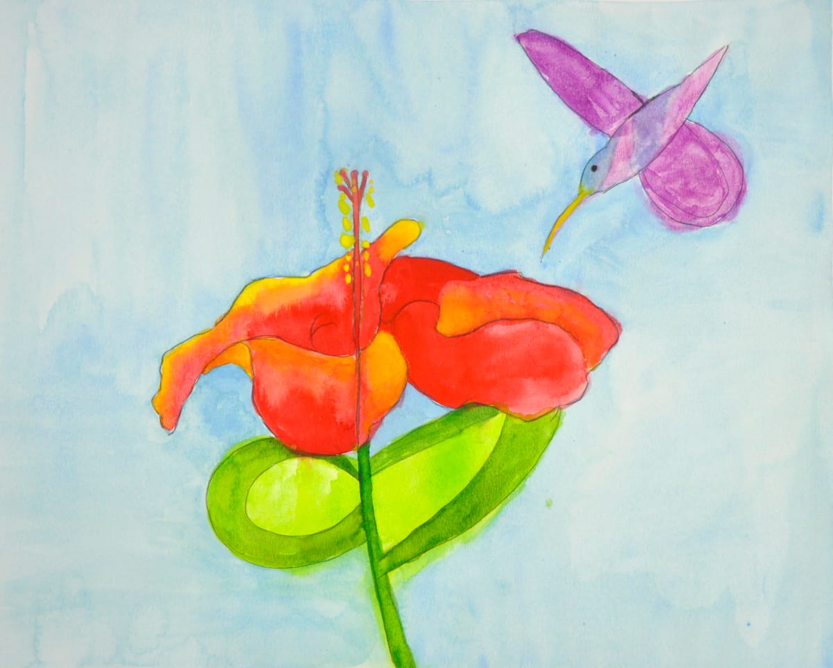 Pollenating by Cynthia Adams 