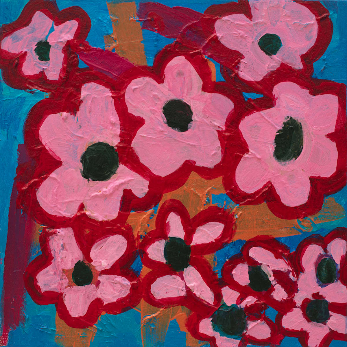 Dancing Flowers by Cynthia Adams 