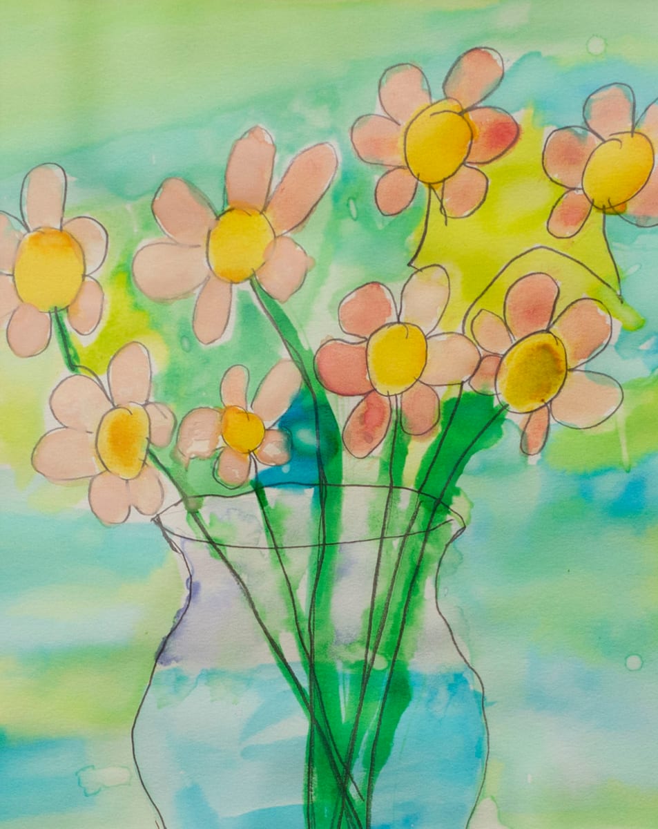 Cheerful Flowers by Cynthia Adams 