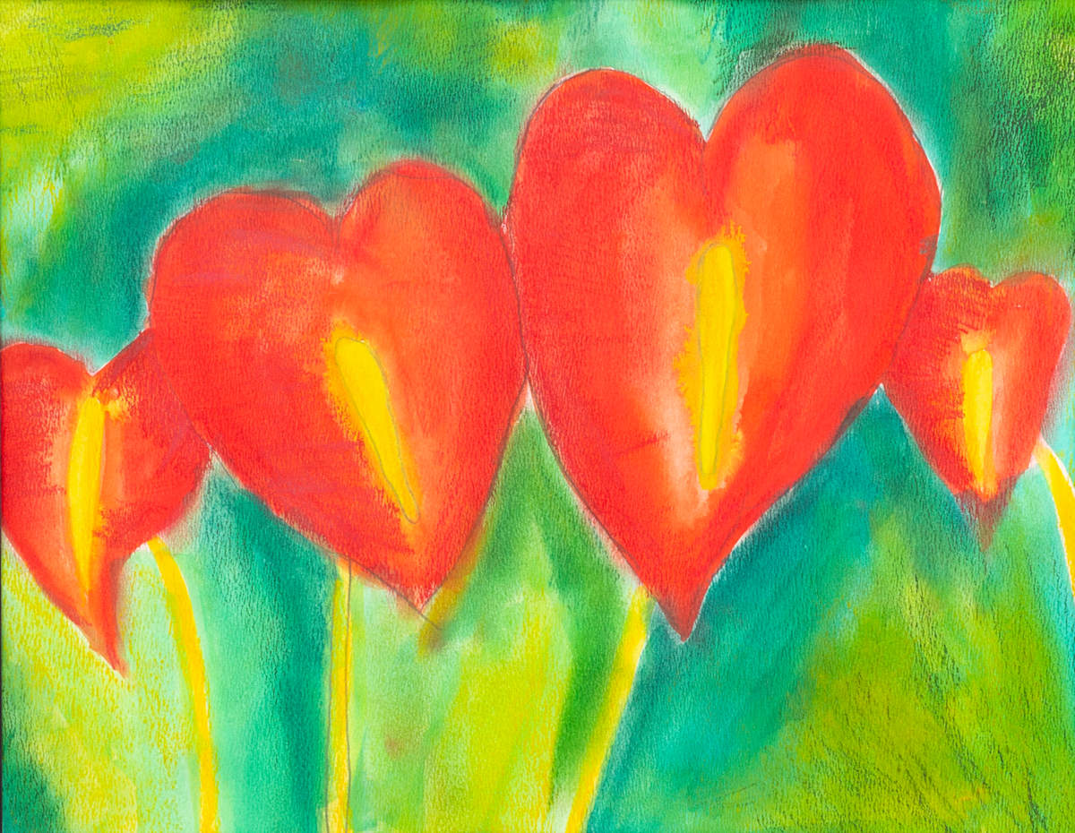 Heart Flower by Cynthia Adams, Image 1.