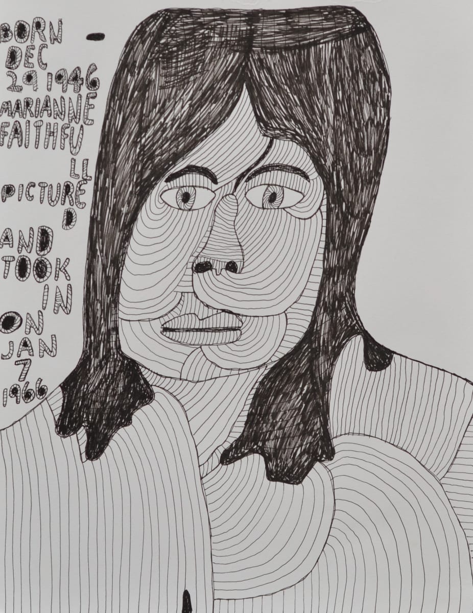 Marianne Faithful by Lowell Edelman, Image 1.