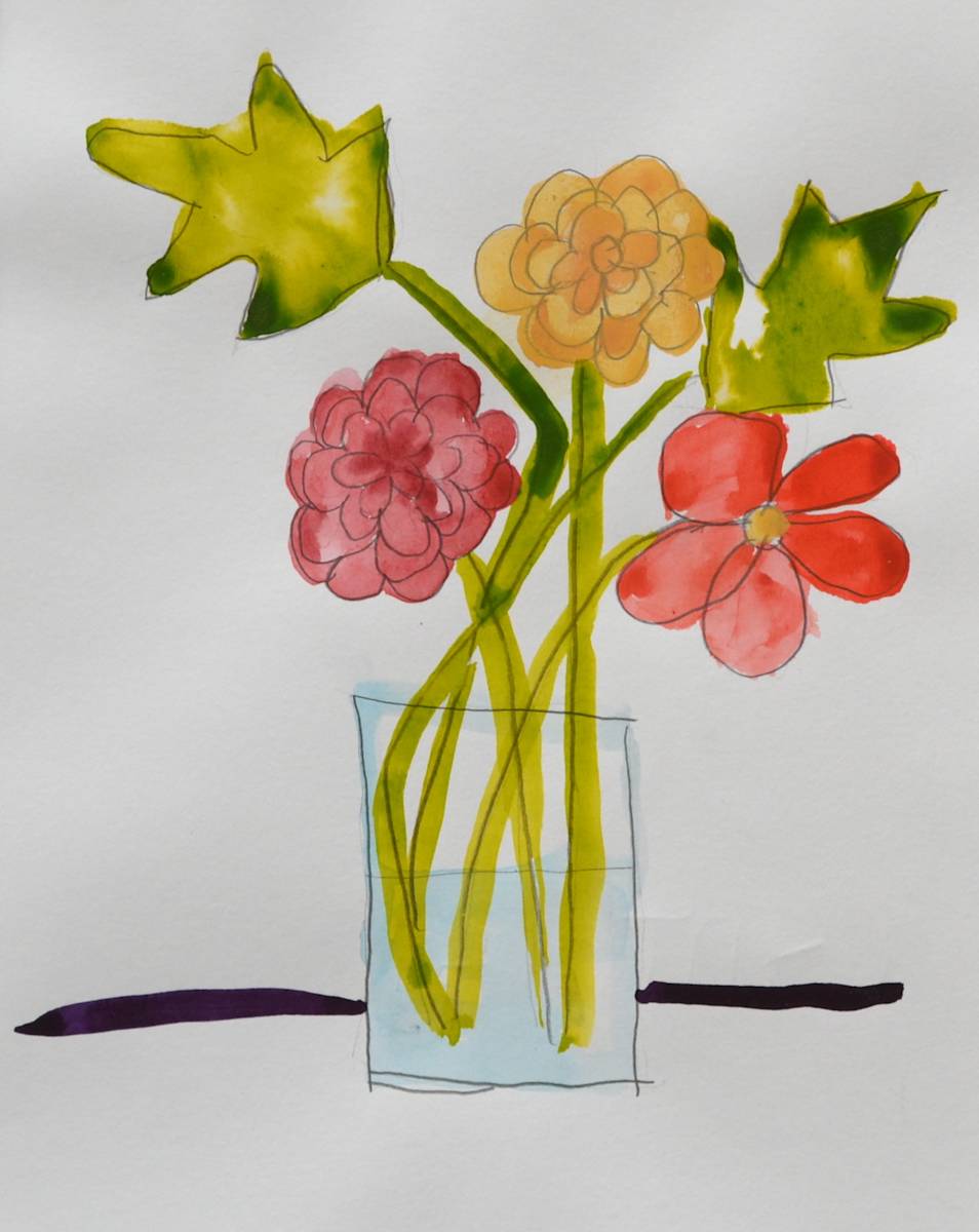 Clear Vase #2 by Cynthia Adams 