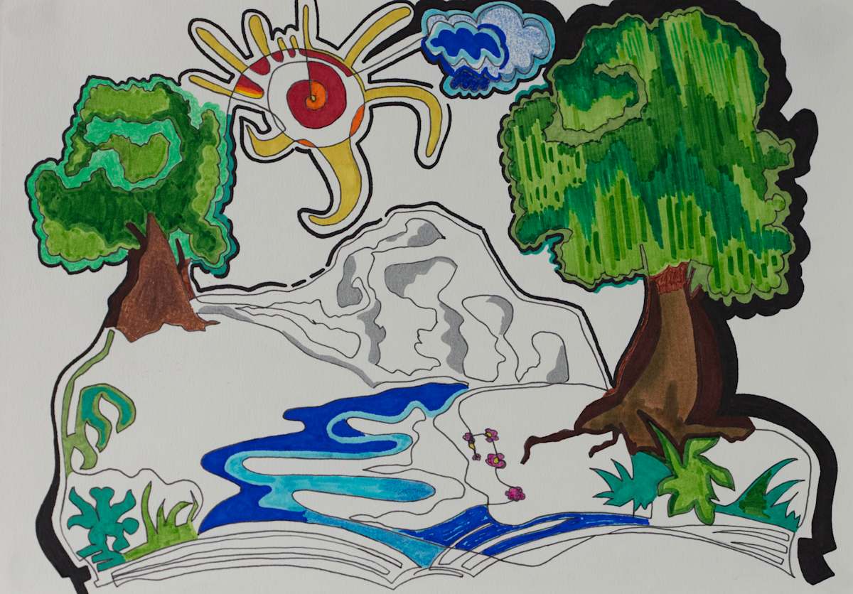 Dancing Sun by Darwin Lawson 