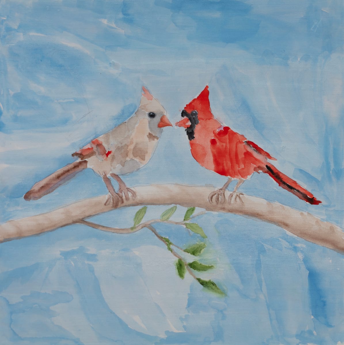 Love Birds by Debbie Wann 