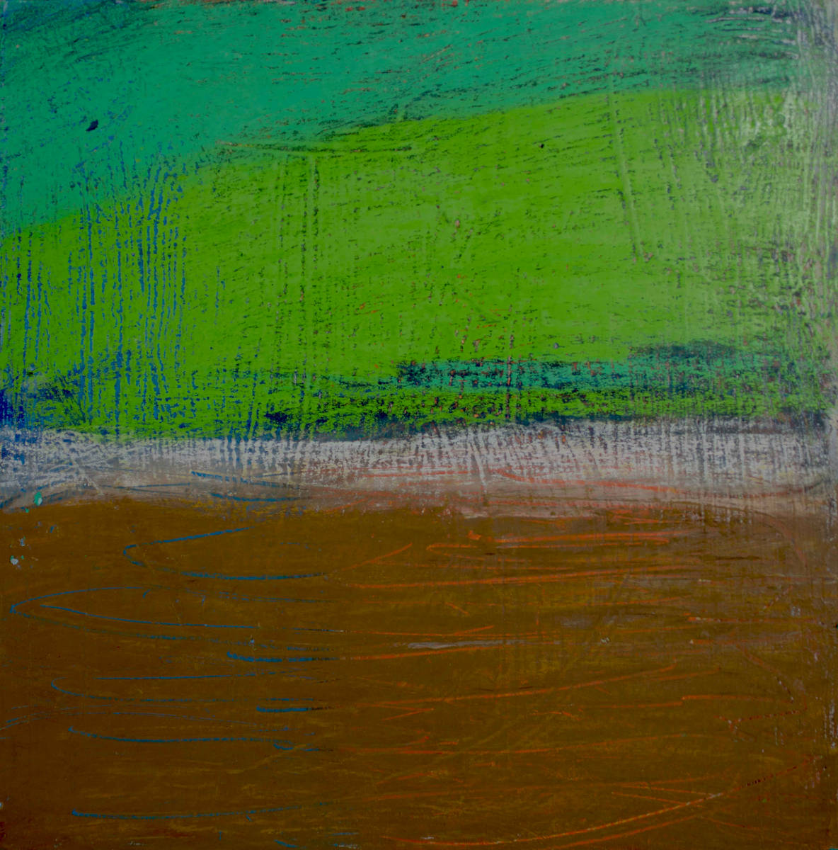 Brown Horizon#2 by Gina Cataldo 