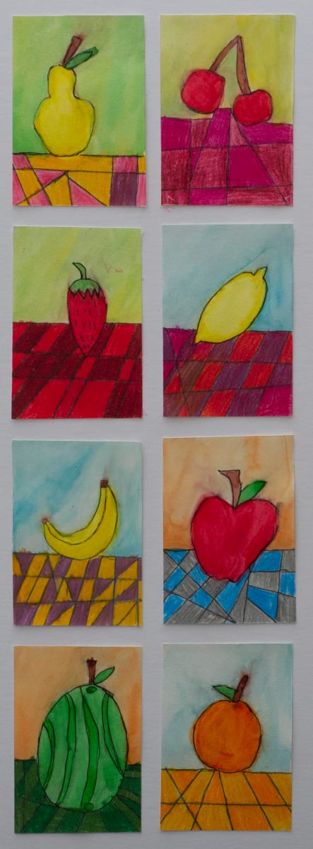 Fruits Zooming by Glenna Cooper 