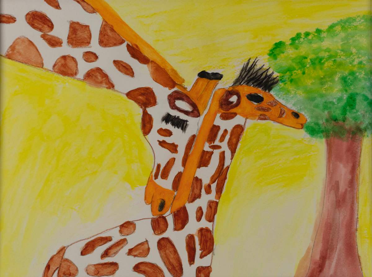 Giraffe Love #2, Image 4.