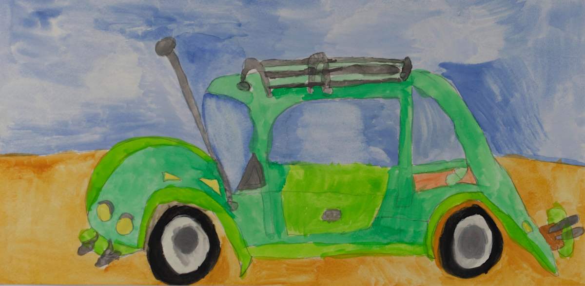 Vintage Ride #6 by Glenna Cooper 