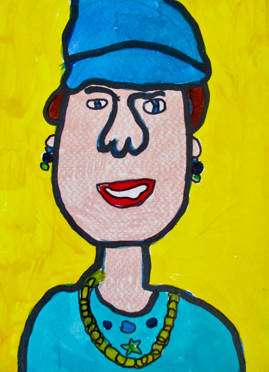 Blue Hat by Patricia Drake, Image 1.