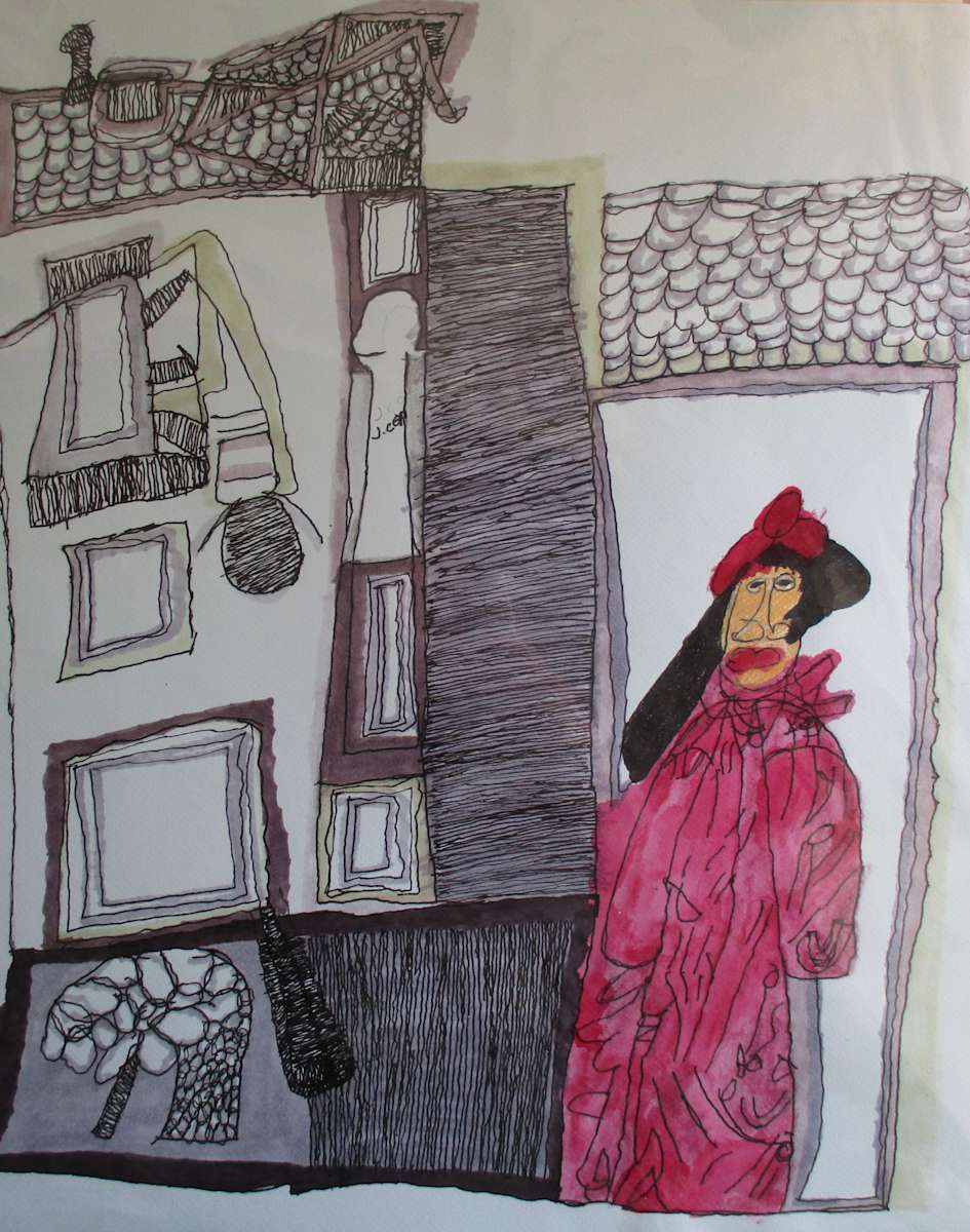 Woman in Red by Josie Juantorena 