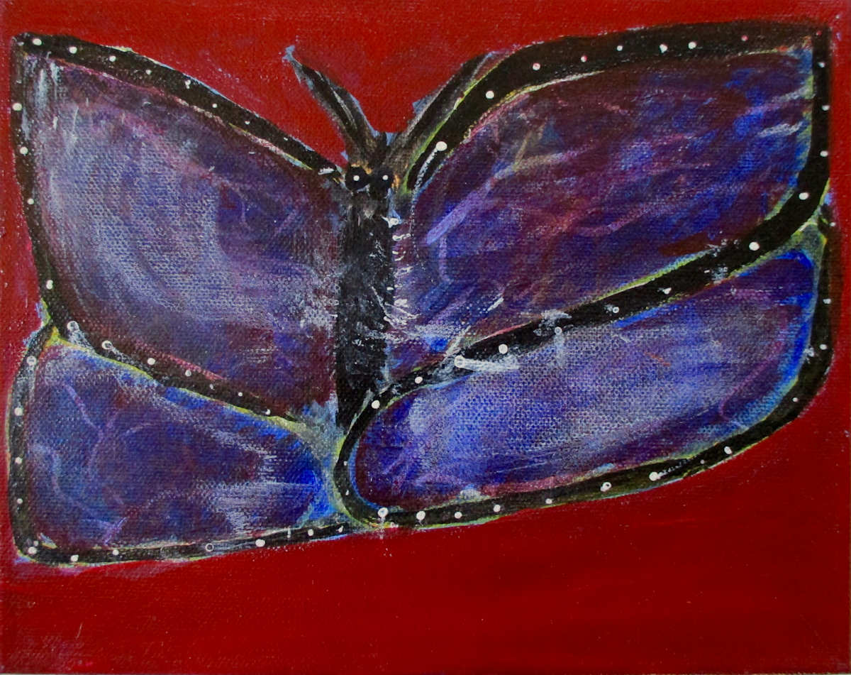Violet Butterfly by Robynn Vaughn 