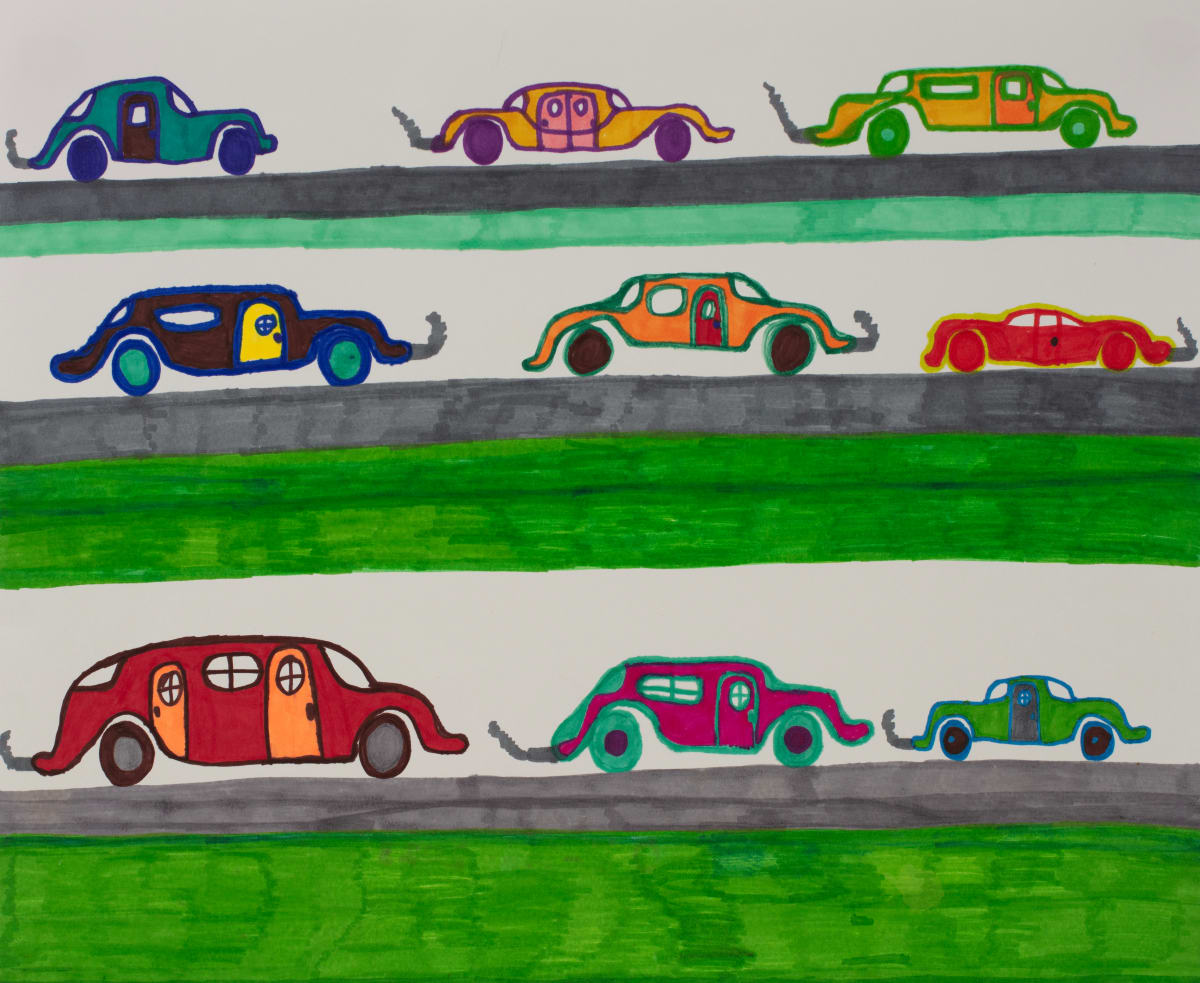 Cars in Multi-Lanes by James Scott 