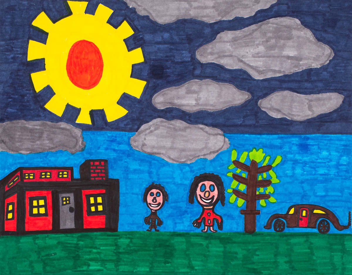 Red Dot Sun by James Scott 