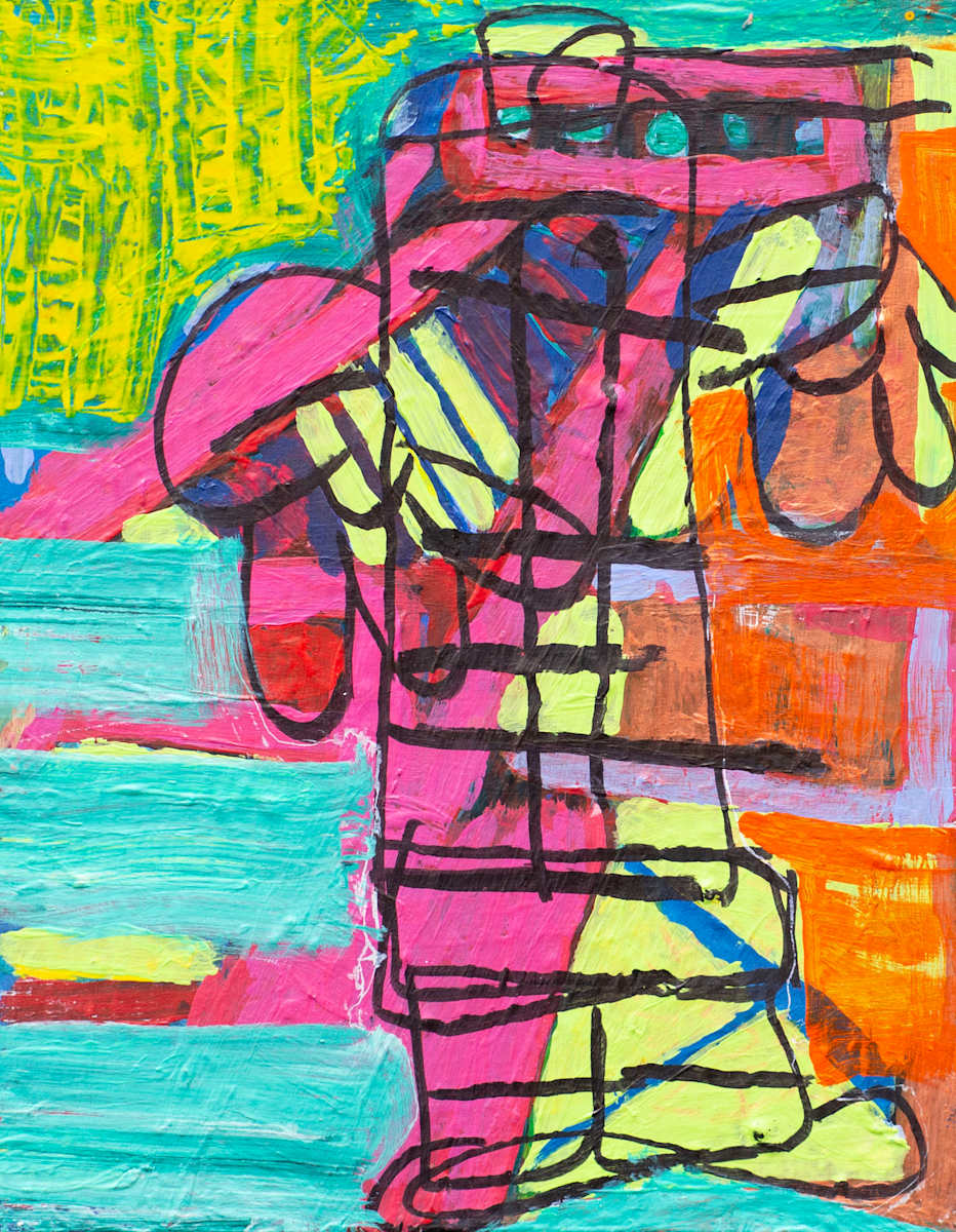 Spray Can  Man by Jeff Haines 