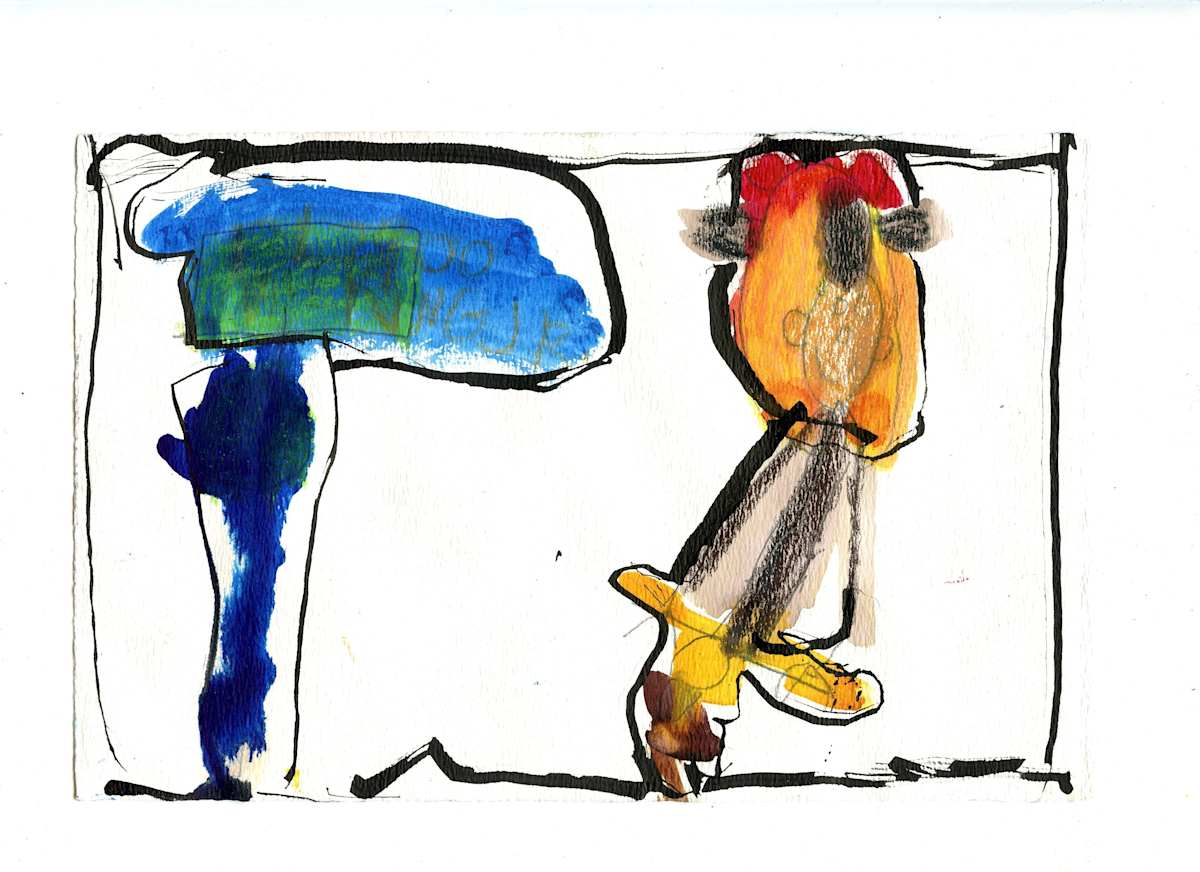 Nun on Scooter by Jill Goodall 