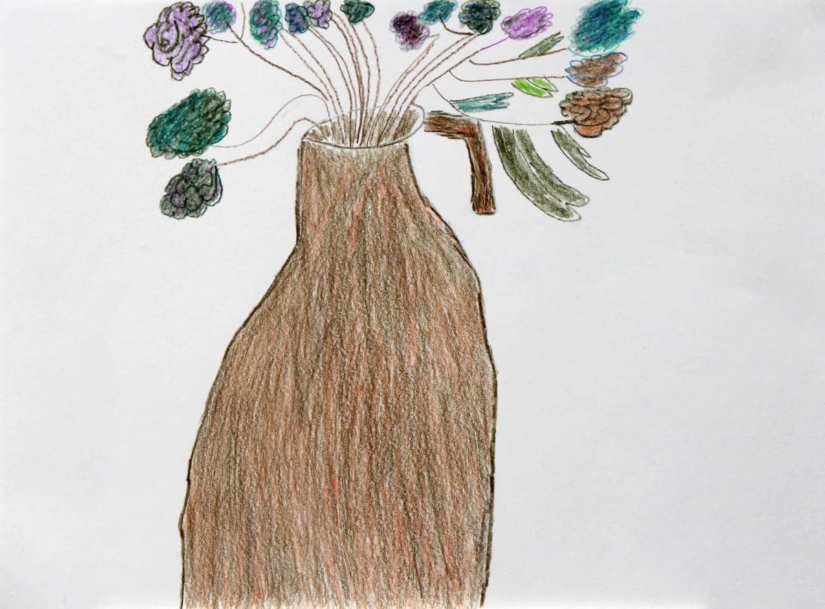 Brown Vase by Julie Corry 