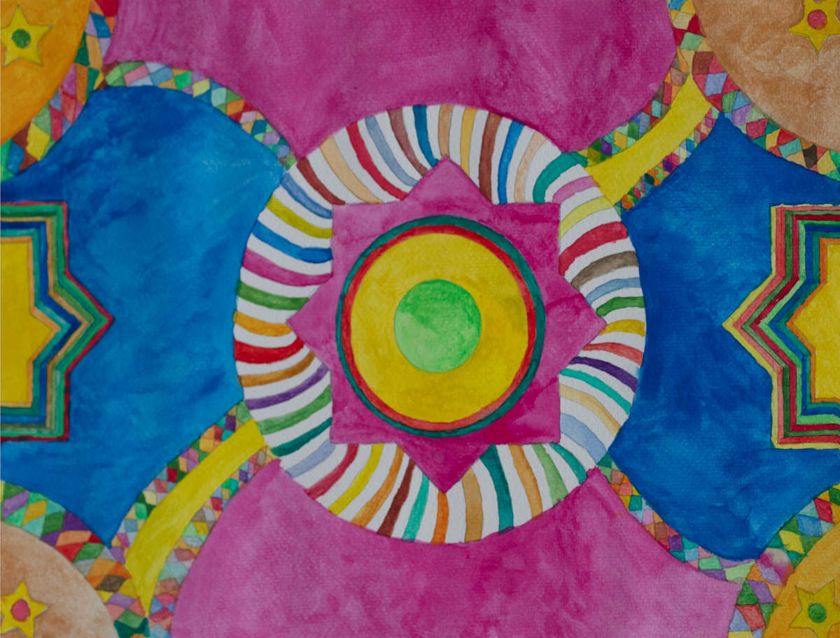 Pink Mandala by Katie Buster, Image 1.