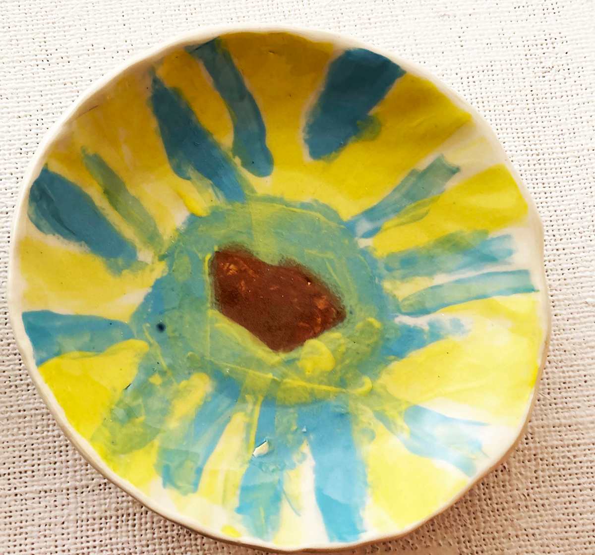 Sun Flower Bowl by Kieran Cooper 