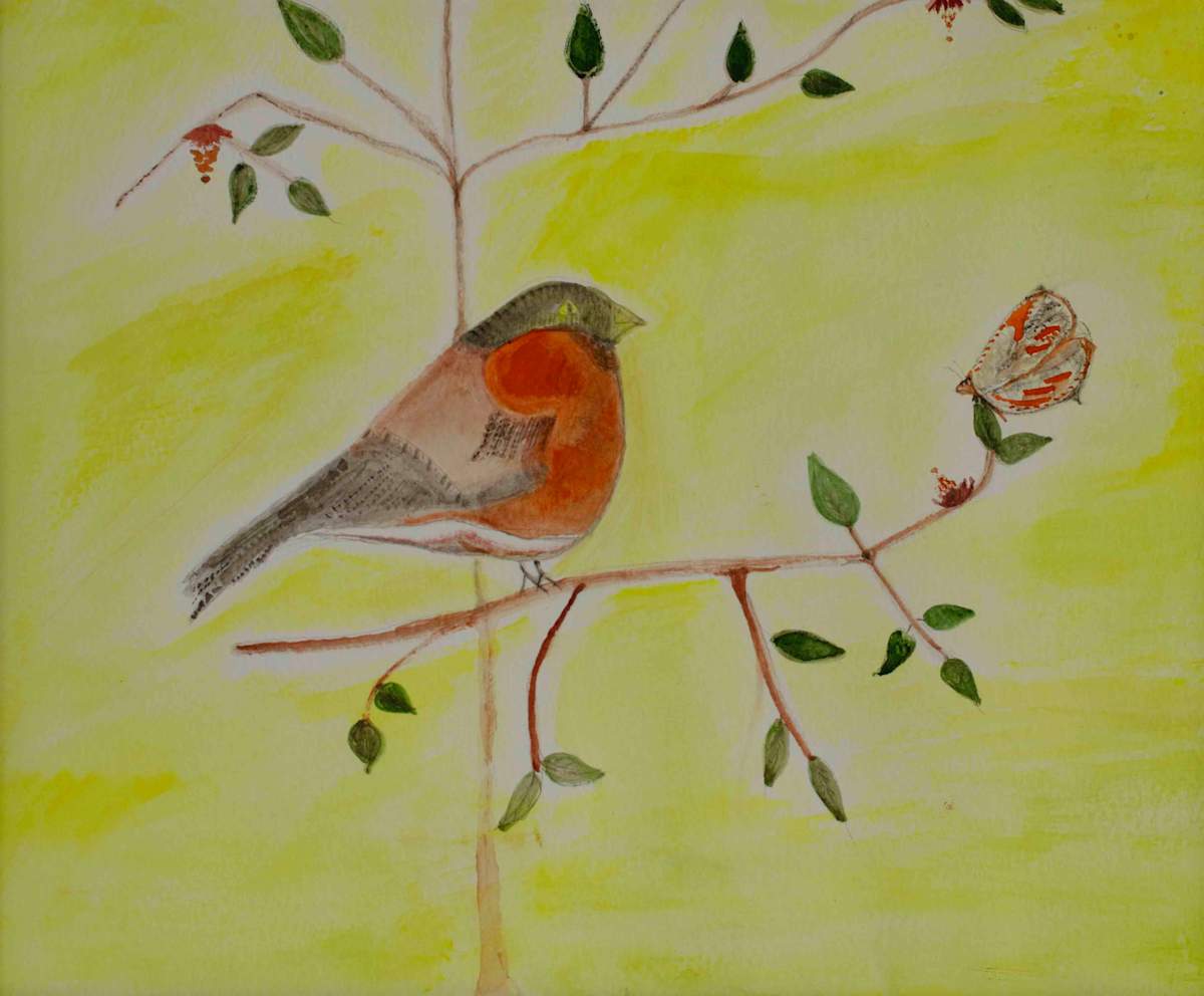 Bird & Butterfly by Lannie Gower, Image 1.