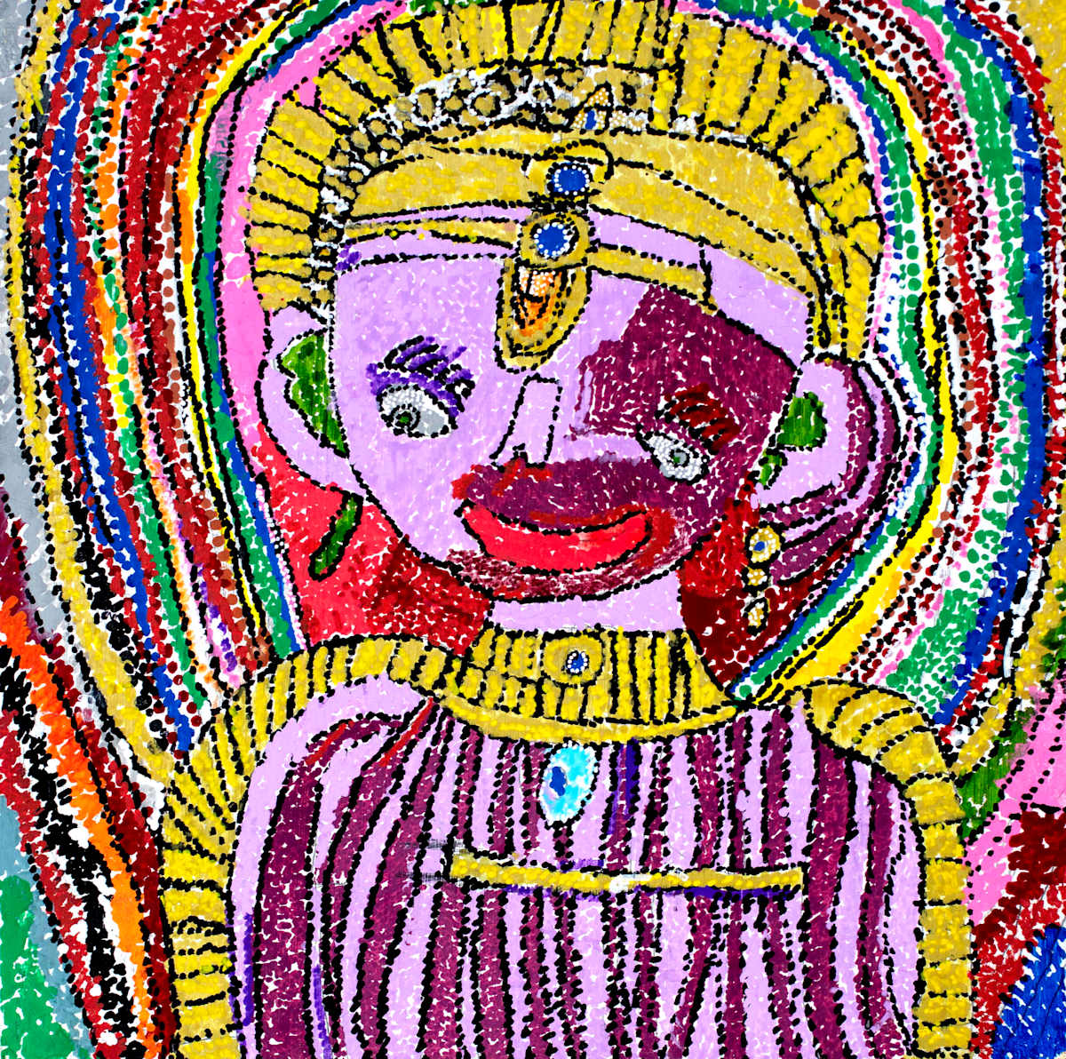 Purple Goddess by Louis Kahn 