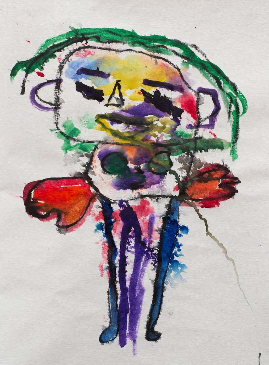 Lady with Green Hair by Louis Kahn 