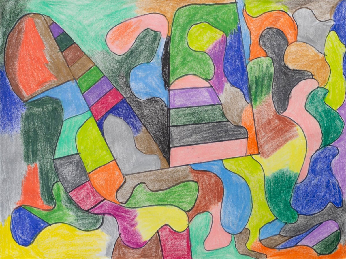 Color Composition I by Louis Kahn, Image 1.