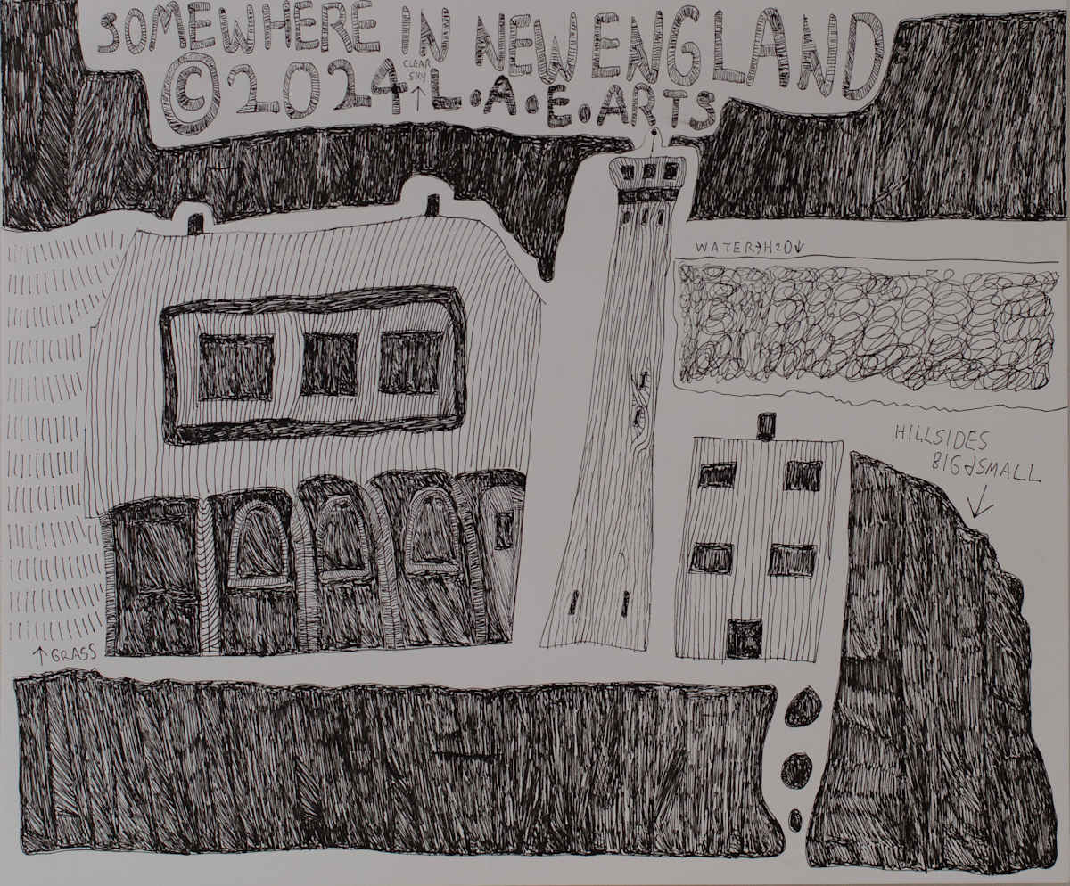 Somewhere In New England by Lowell Edelman 