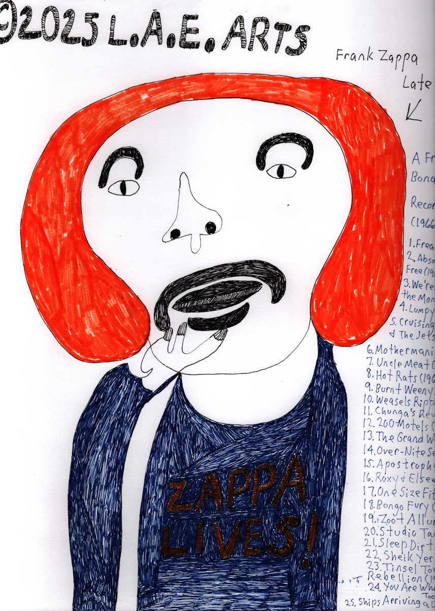 Frank Zappa #2 by Lowell Edelman 