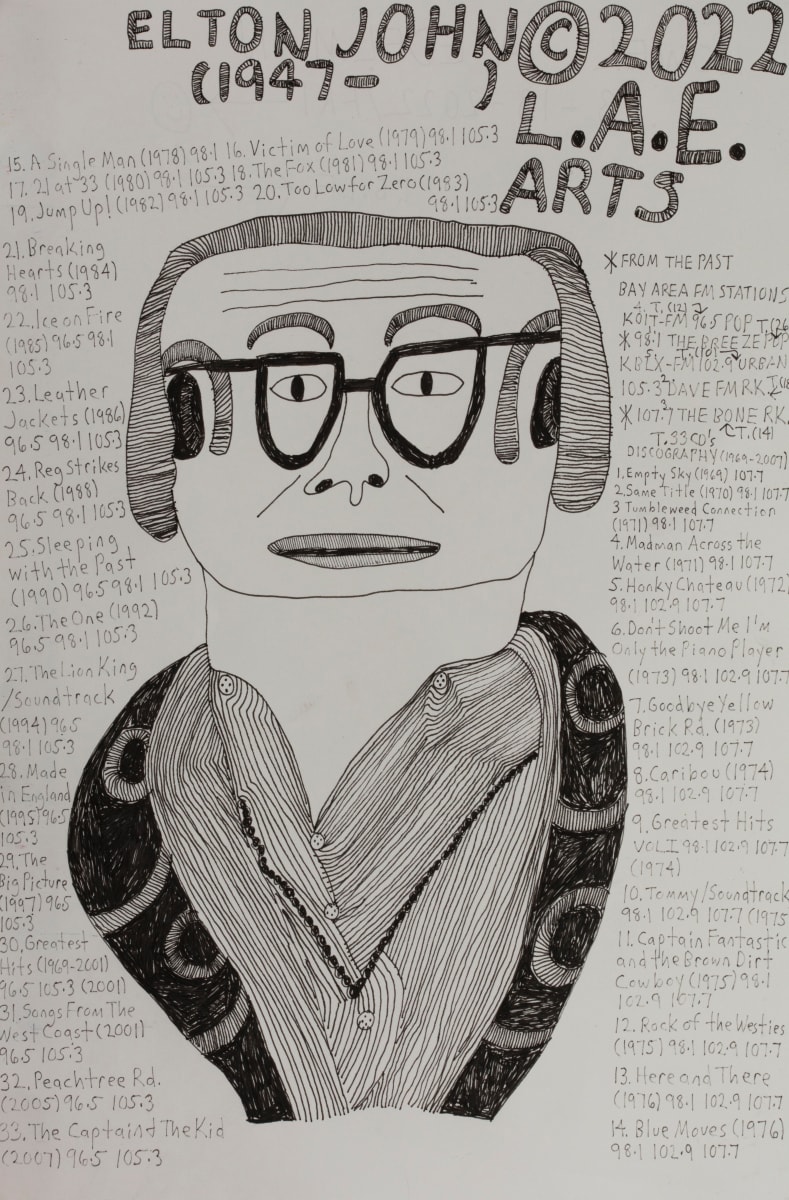 Elton John by Lowell Edelman 