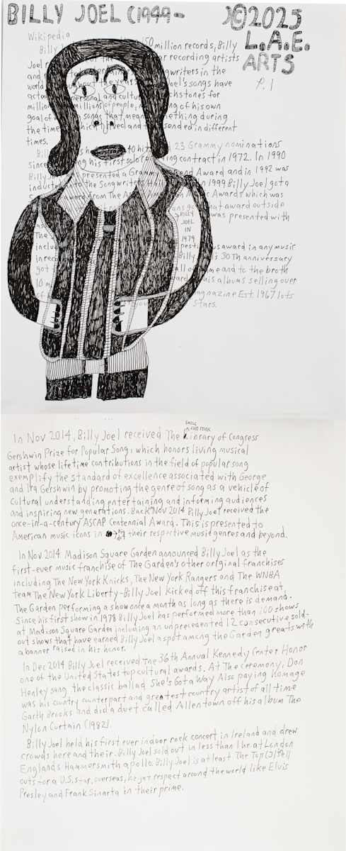 Billy Joel by Lowell Edelman 