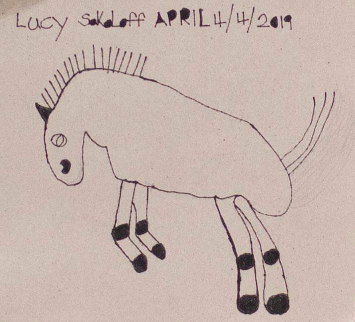 Bowing Horse by Lucy Sokoloff 