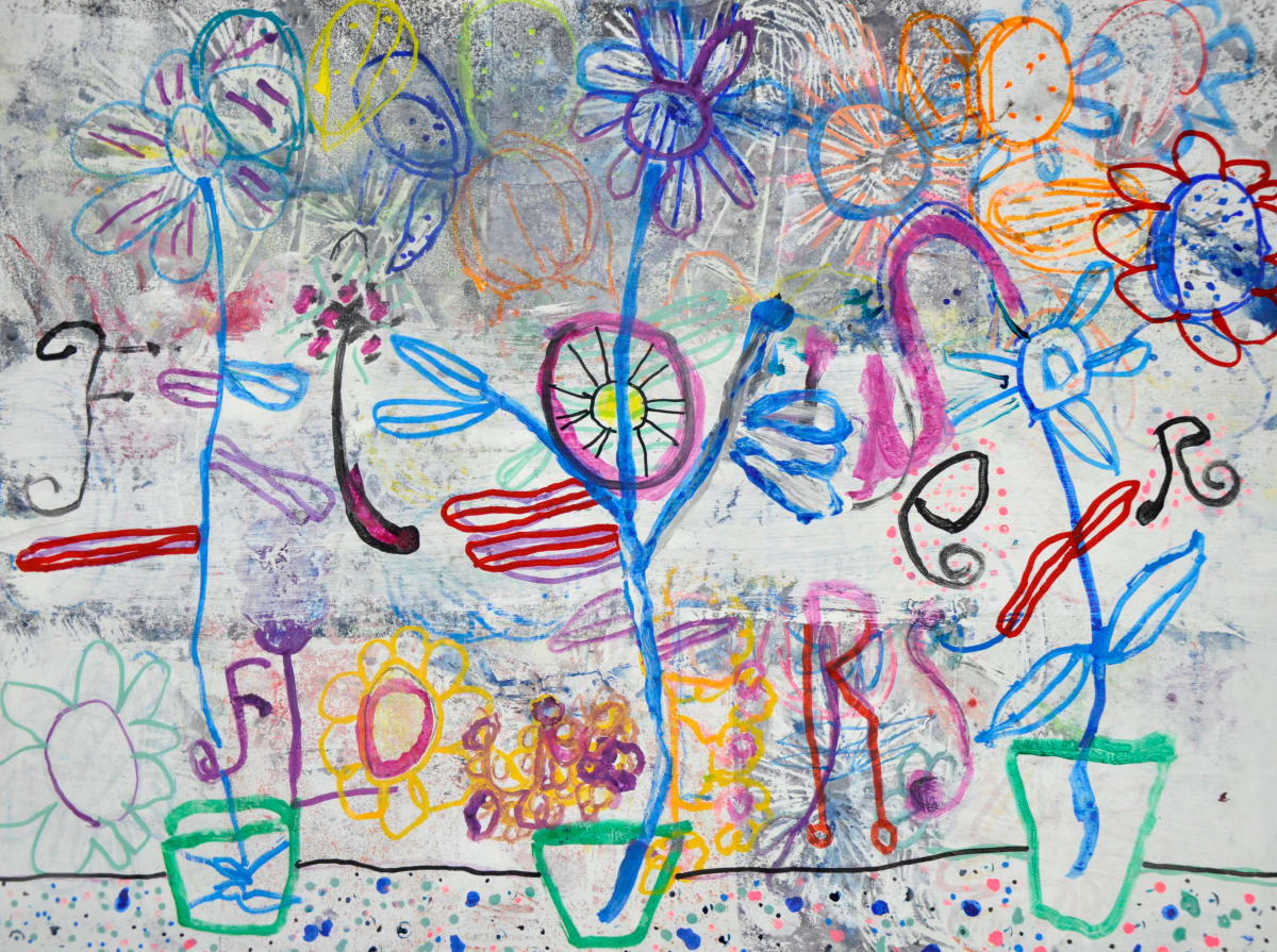 Splattered Flowers by Mariana Abballo 