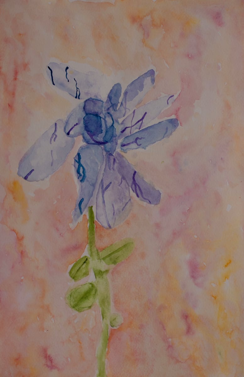 Purple Flower by Mariana Abballo 