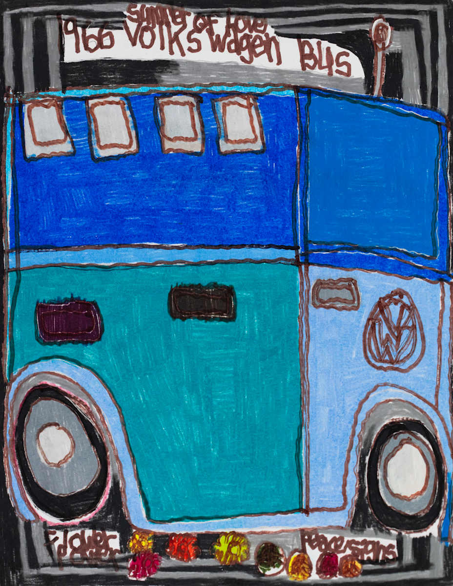 1966 Volkswagen Bus by Megan Olsen 