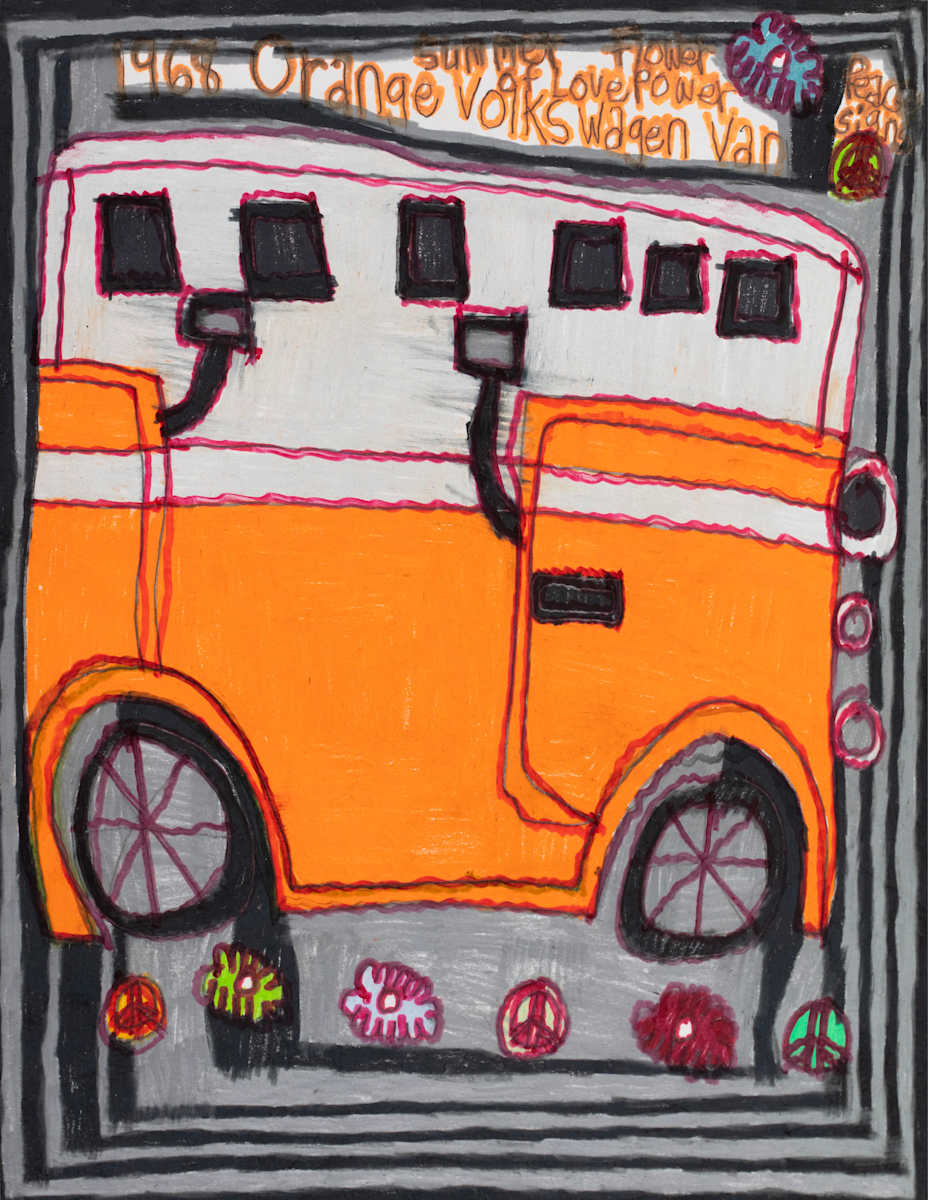 1968 Orange Volkswagen Bug by Megan Olsen, Image 1.