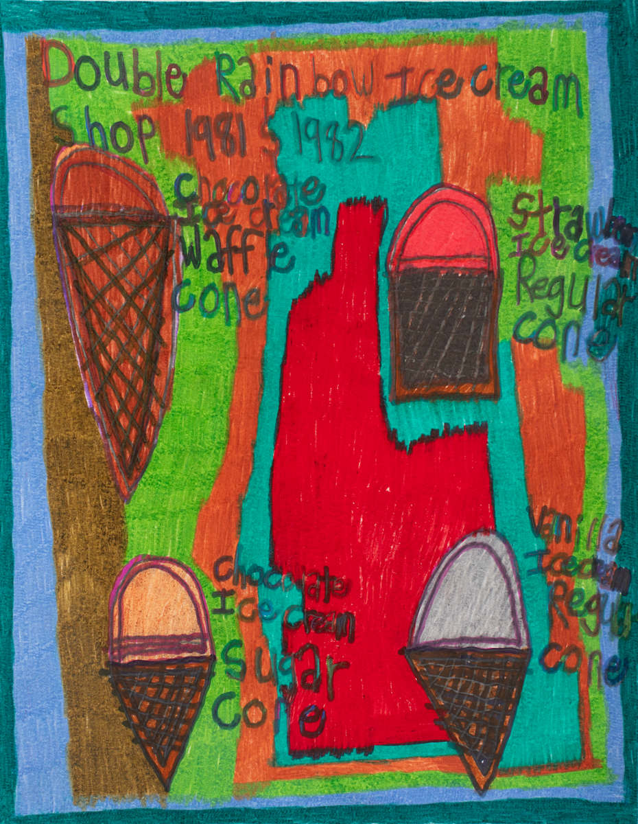Double Rainbow Ice Cream Shop 1981 by Megan Olsen, Image 9.