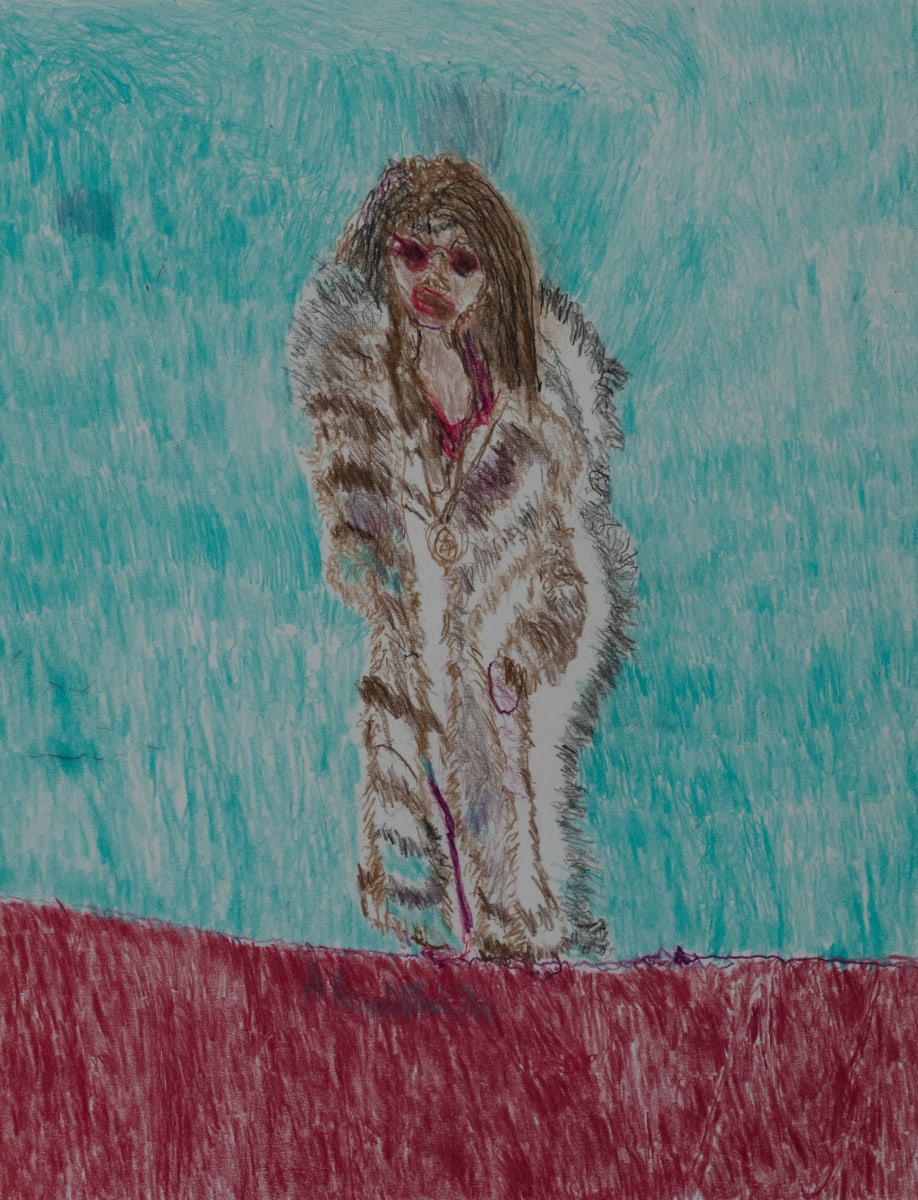 Lady with Fur Coat #13 by Milton Miskel 