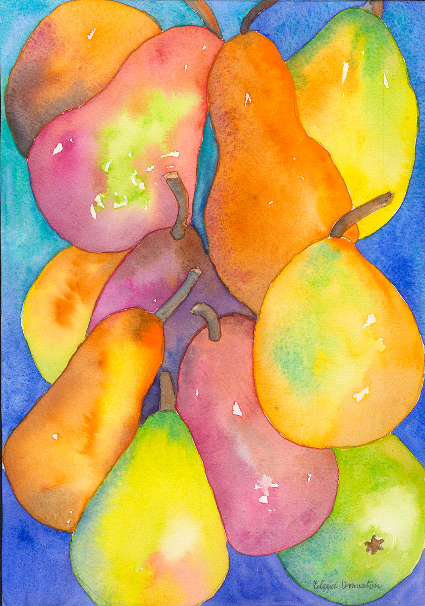 Falling Pears 